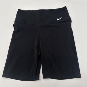 Nike Dri-Fit Fitted Biker Activewear Shorts Black Size Small Workout